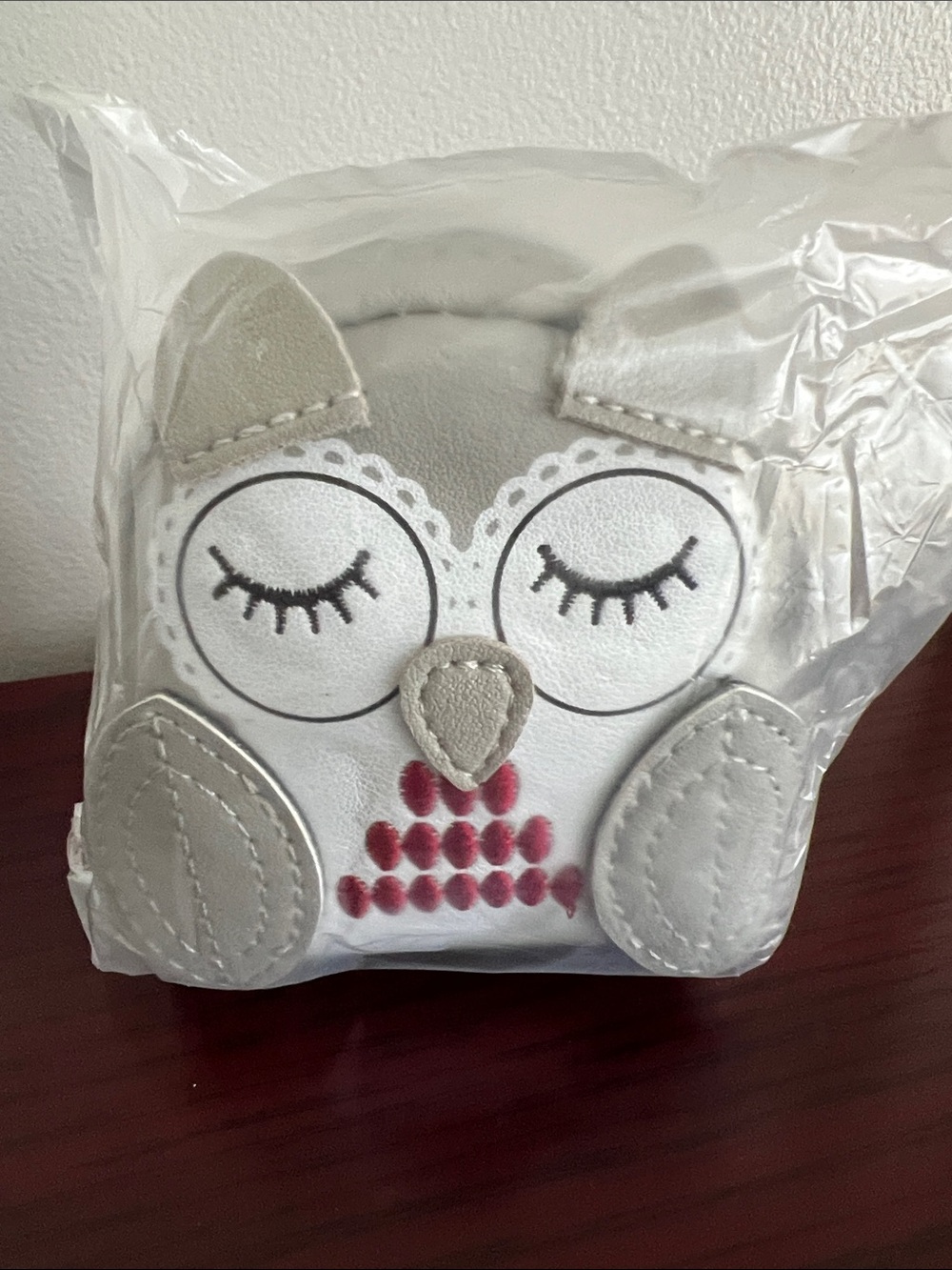 Owl Coin Purse - Gray